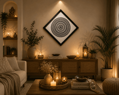 Black & White Mandala Art