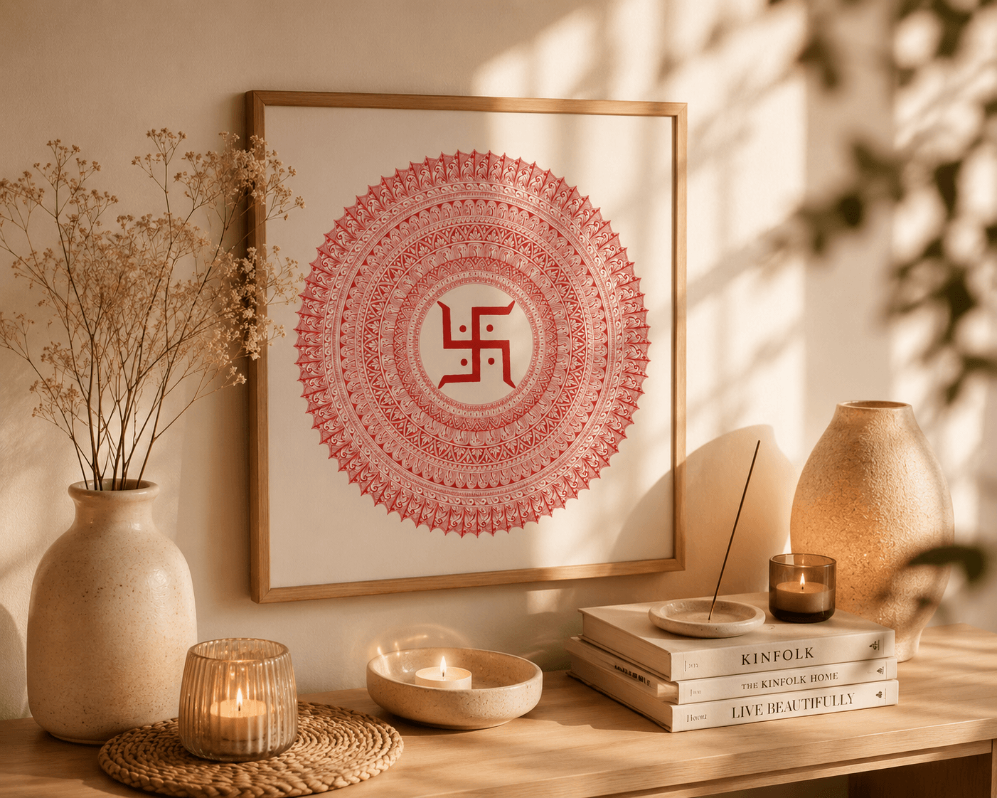 Swastik Mandala Art