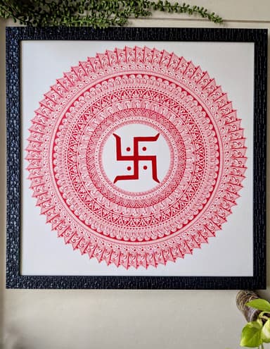 Swastik Mandala Art
