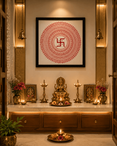 Swastik Mandala Art