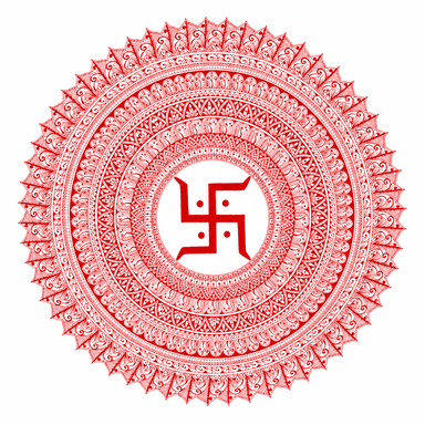 Swastik Mandala Art